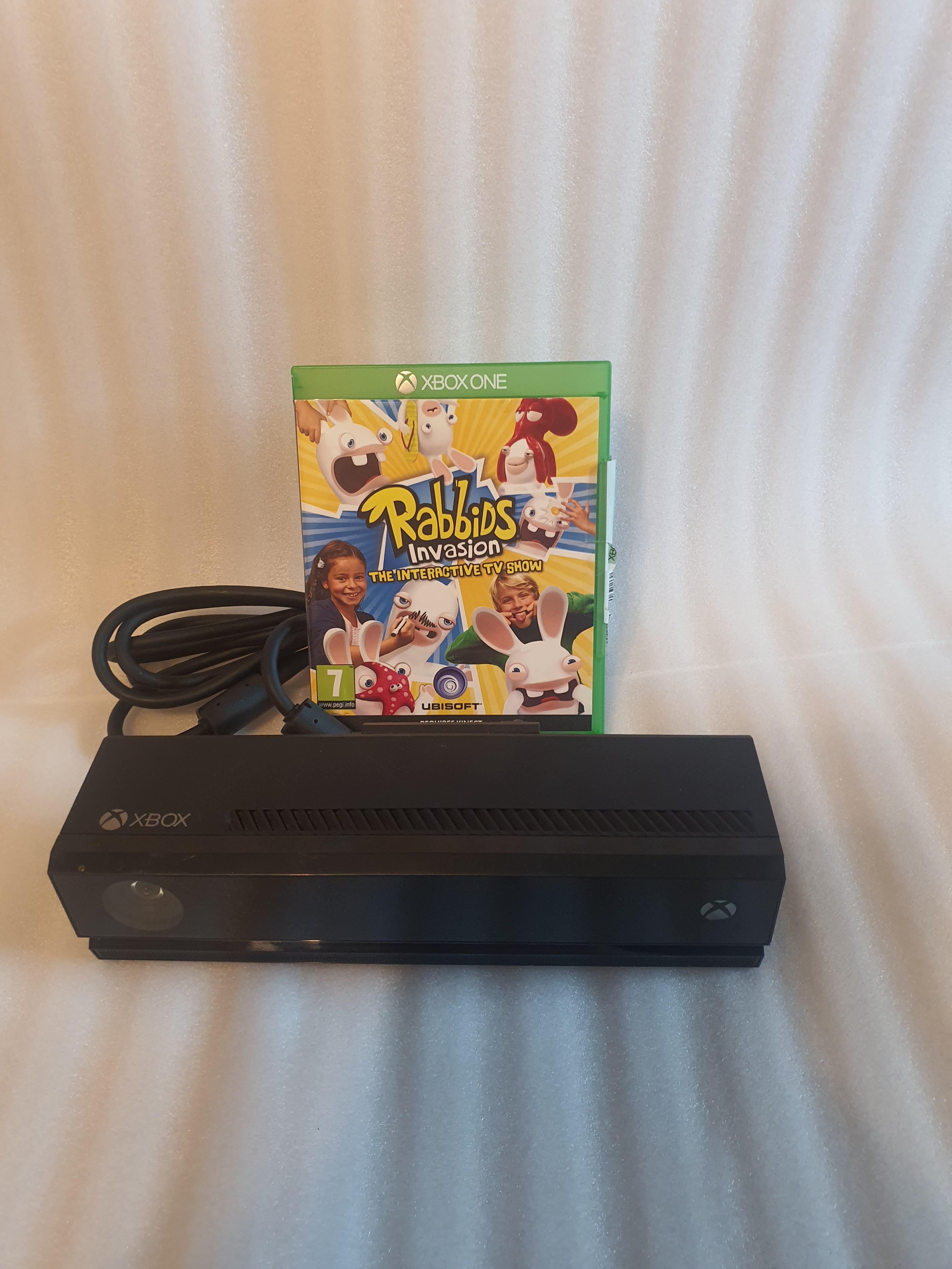 Xbox One kinect(használt,3 hónap garanciával)+ Rabbids Invasion The Interactive TV Show